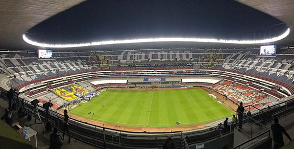 Así lucía el Azteca previo al arranque del partido 