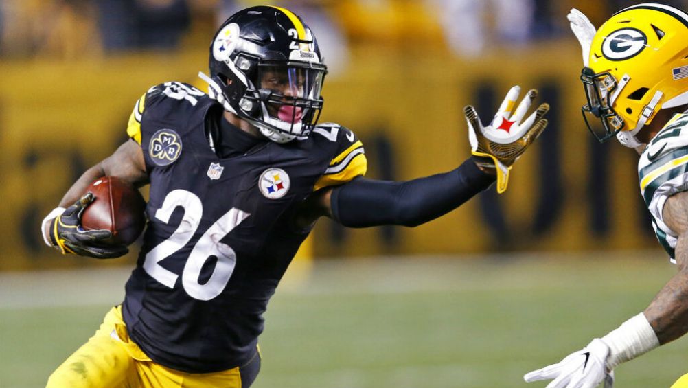 Le'Veon Bell, durante un partido de Steelers 