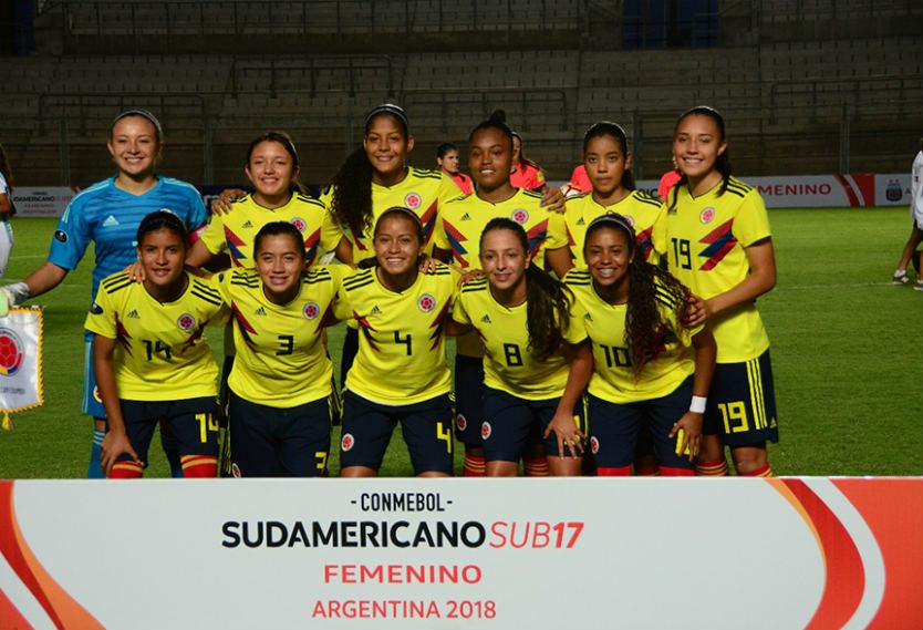 Jugadoras cafetaleras en Mundial Sudamericano Sub 17