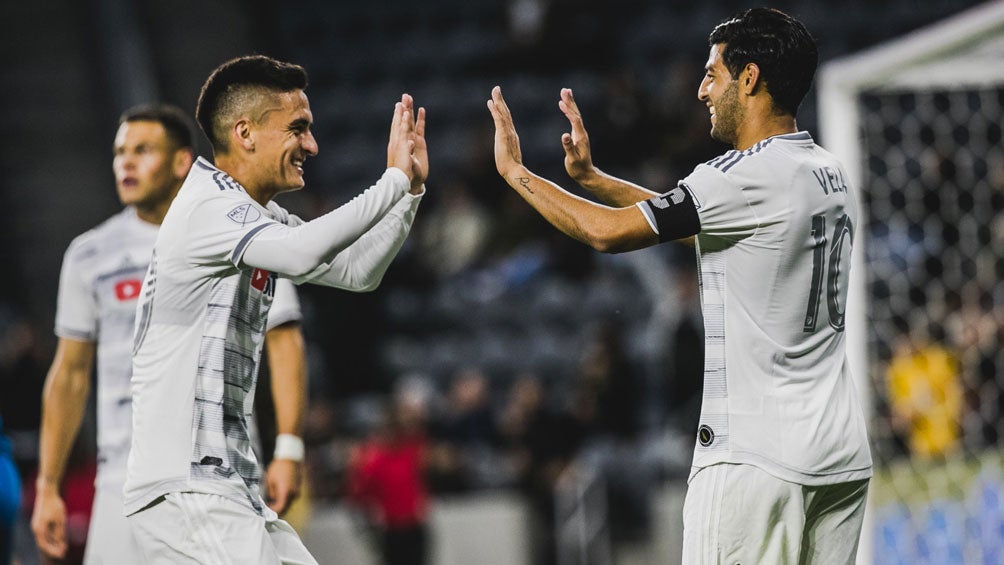 Vela celebra su anotación en la pretemporada