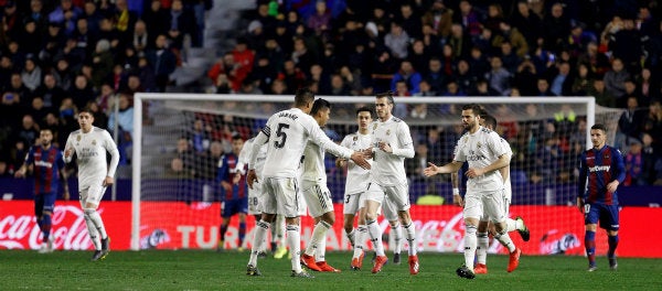 Bale tras su anotación frente al Levante