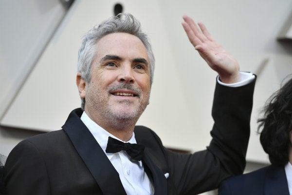 Alfonso Cuarón durante la ceremonia