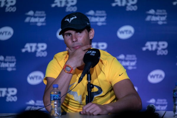 Nadal previo a su encuentro frente a Mischa Zverev