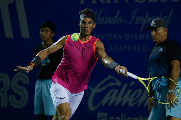 Rafael Nadal, durante el duelo contra Nick Kyrgios