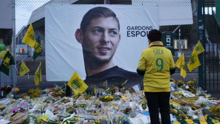 Uno de los tributos a Emiliano Sala