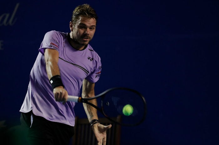 Stan Wawrinka en el juego contra Kyrgios