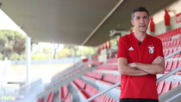 Bruno Lage, en su presentación como DT de Benfica