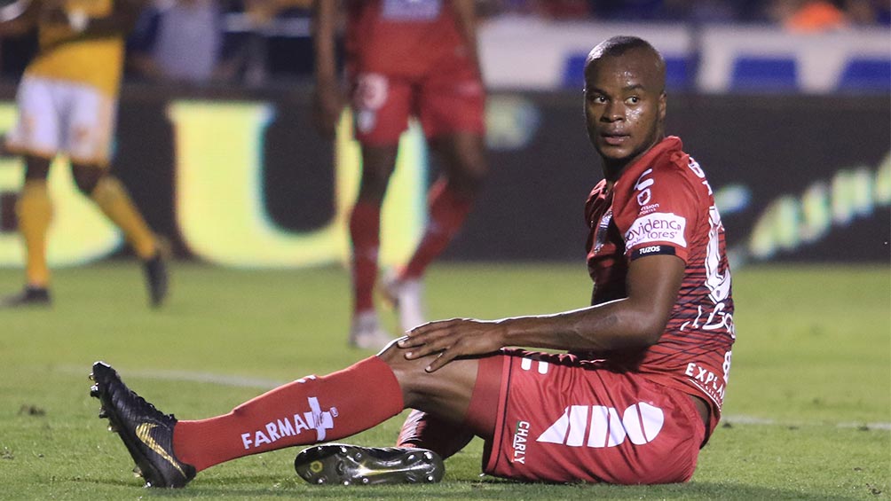 Barreiro en el partido ante Tigres 