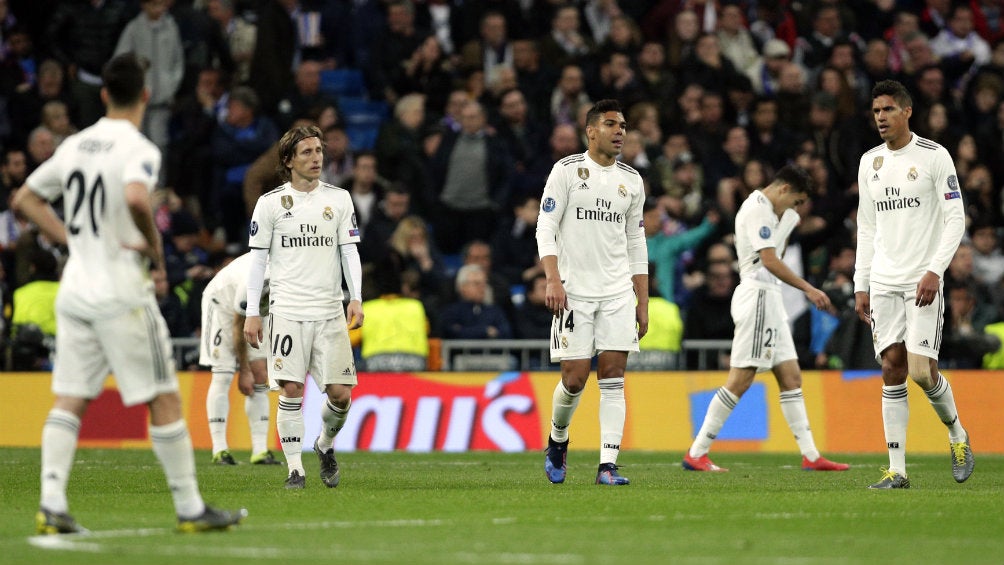 Real Madrid tras caer ante el Ajax en Octavos de Final de Champions