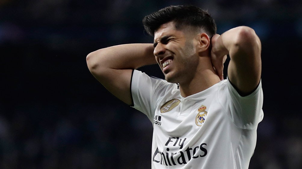 Asensio se lamenta en juego del Real Madrid 