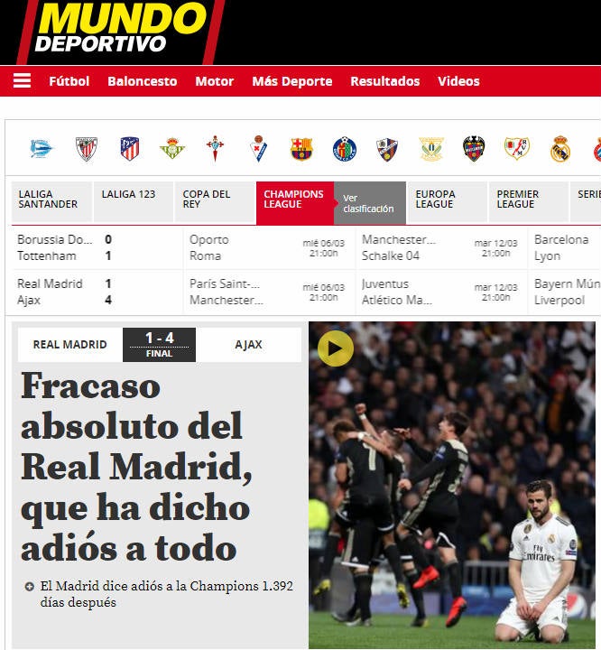 Portada de Mundo Deportivo