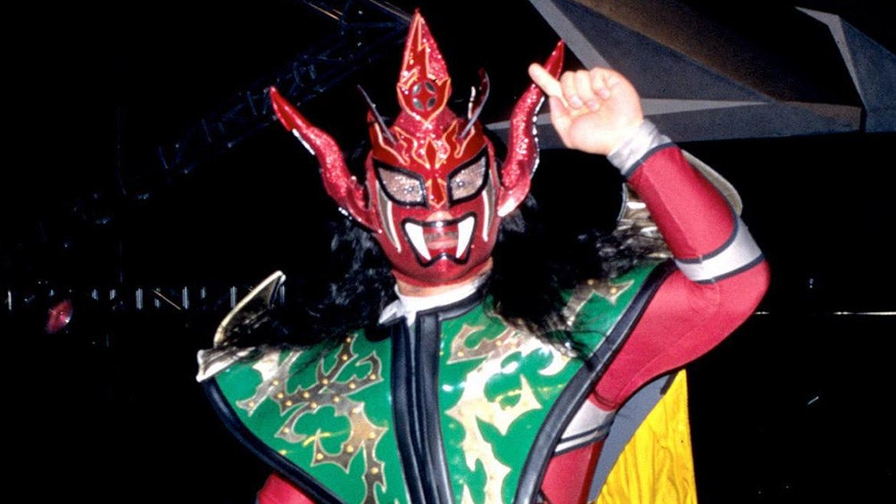 Liger en una lucha en la WCW