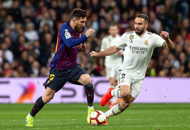 Lionel Messi en el Clásico Español