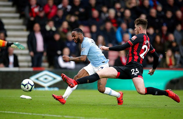 Sterling dispara en juego contra Bournemouth