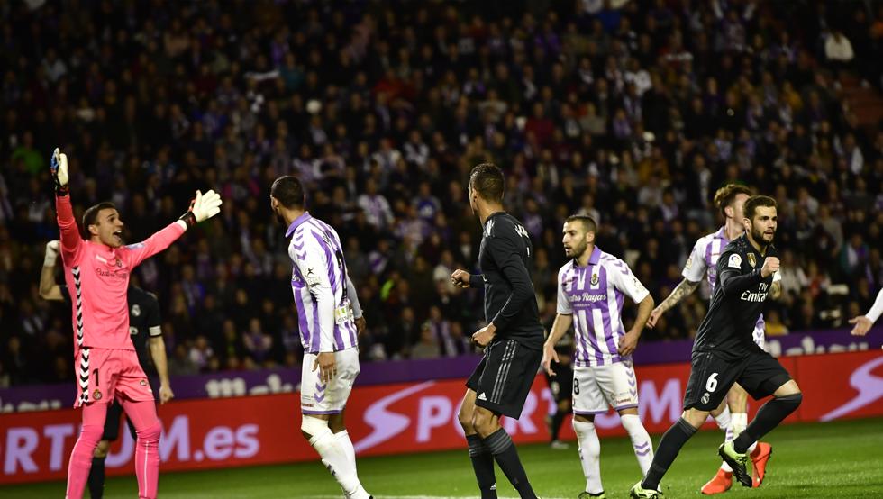 Nacho Fernández durante un juego con Real Madrid