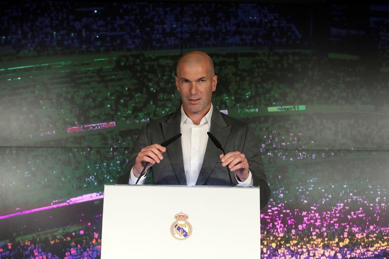 Zidane, presentado como DT del Real Madrid