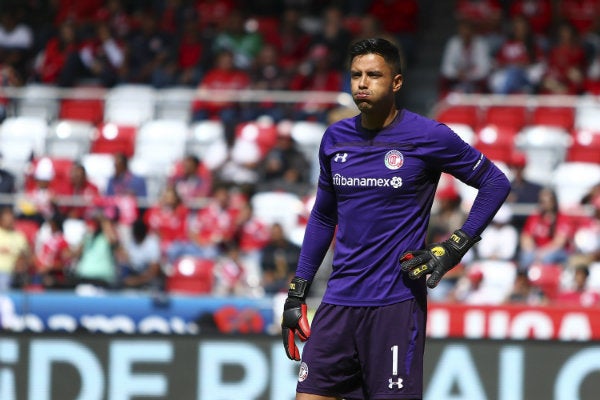 Alfredo Talavera durante un encuentro ante Puebla 