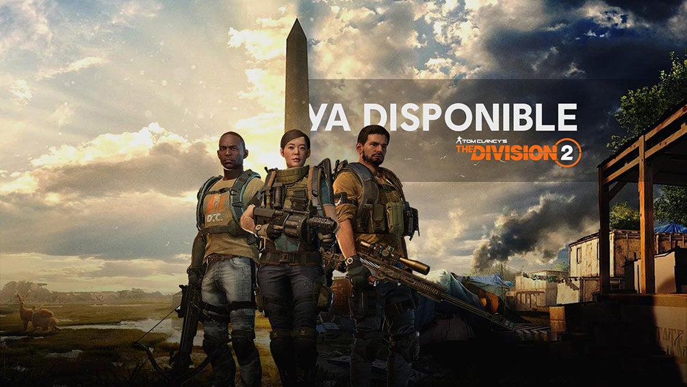 The Division 2 está disponible en PlayStation 4, Xbox One y PC