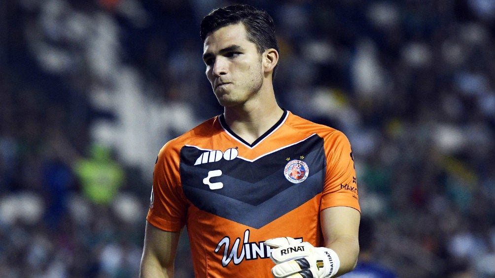 Sebastián Jurado durante el encuentro ante León 