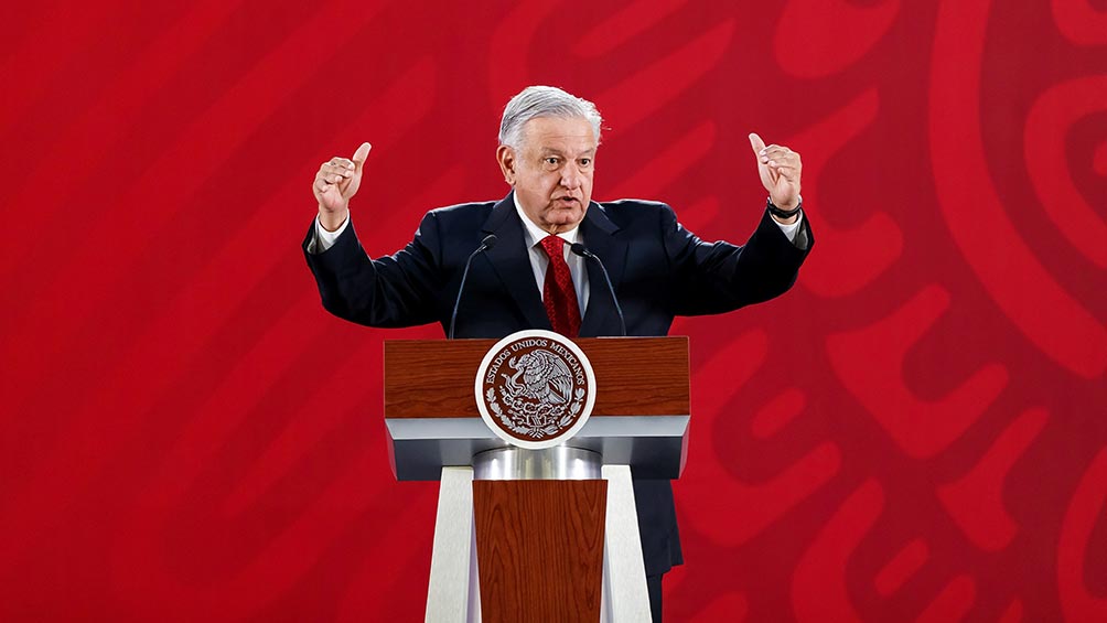 López Obrador en conferencia de prensa