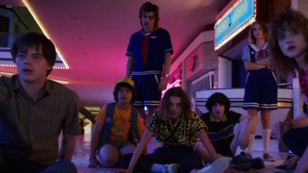 Postal de tercera temporada de Strangers Things