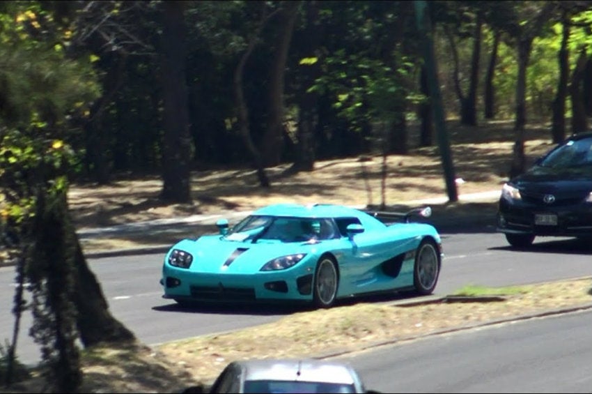 Koenigsegg circula en Lomas de Chapultepec 