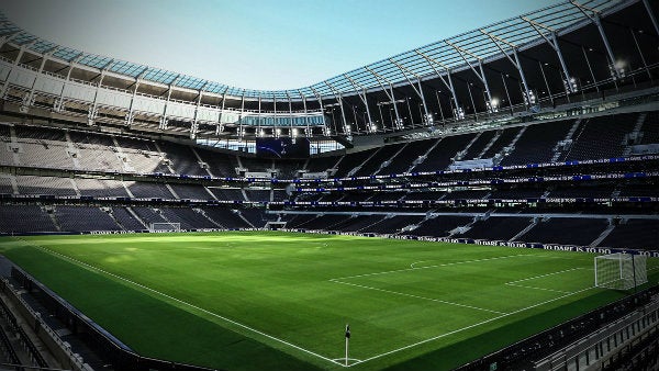 Cancha del nuevo estadio de los Spurs 