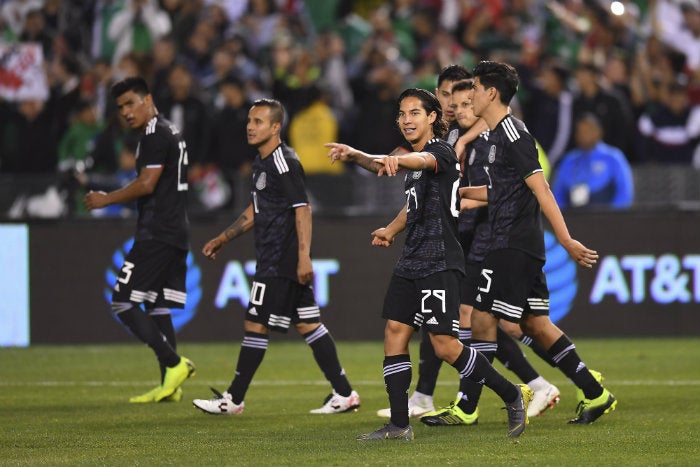 Lainez, después del partido contra Chile