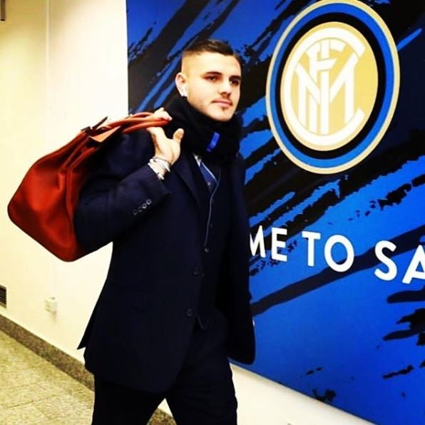 Icardi, previo a un juego con el Inter de Milán 