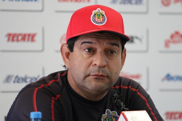 Cardozo durante una conferencia de prensa 