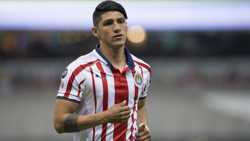 Pulido, durante un duelo con Chivas en el C2019