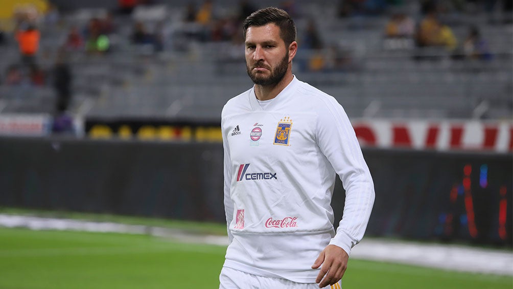 Gignac en un partido con Tigres durante la Jornada 8 de la Liga MX 