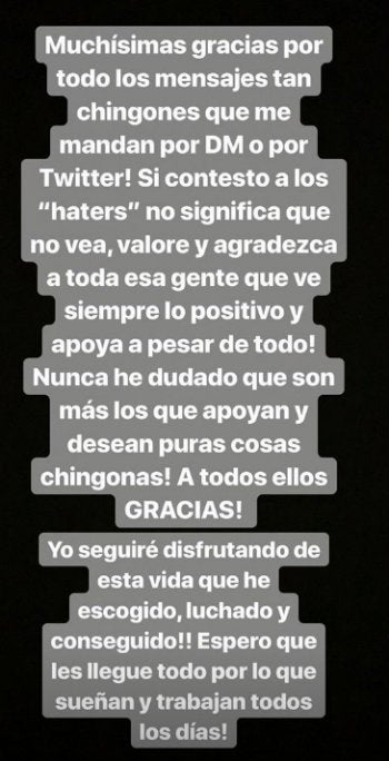 Mensaje de Chicharito a sus seguidores