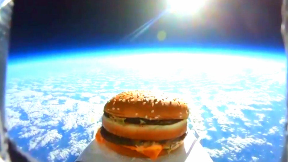 La hamburguesa 'espacial'