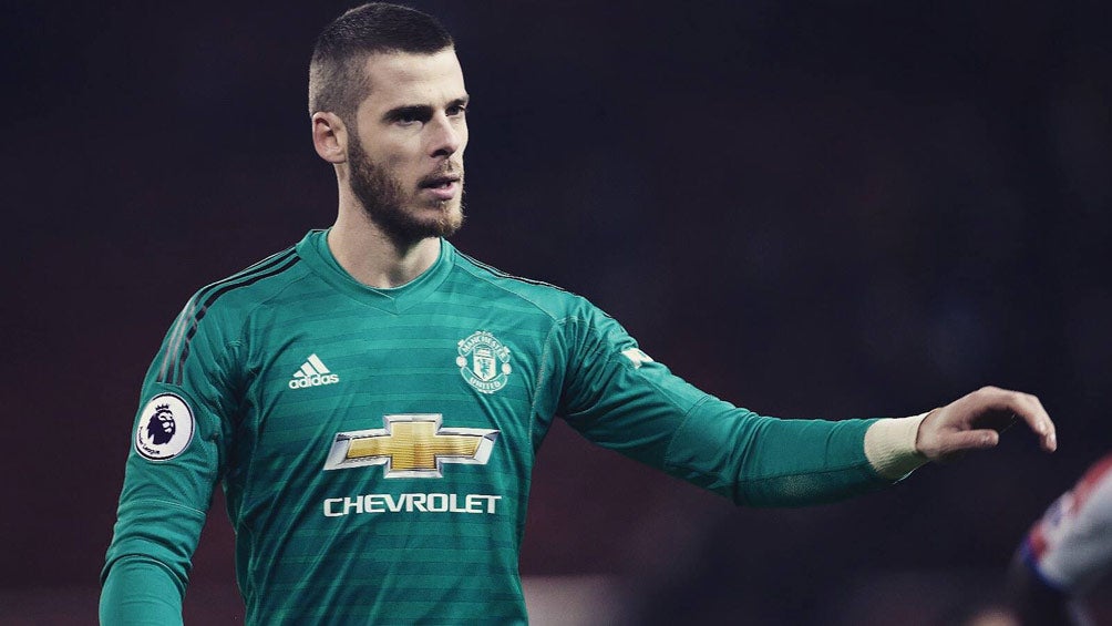 David De Gea, durante un duelo con el Manchester United