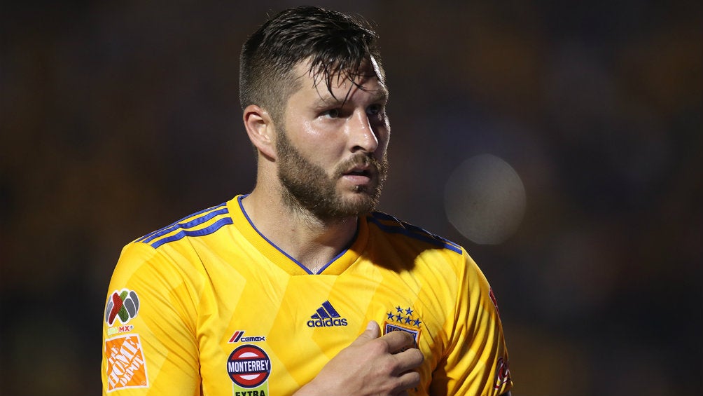 André-Pierre Gignac durante un encuentro ante Necaxa