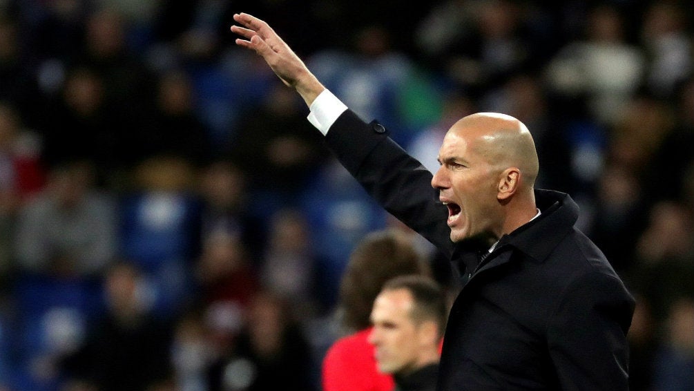 Zidane lanza un grito a sus jugadores 