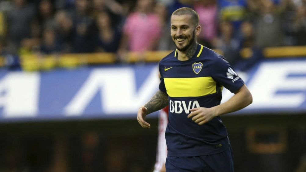 Darío Benedetto, durante un partido con el Boca 