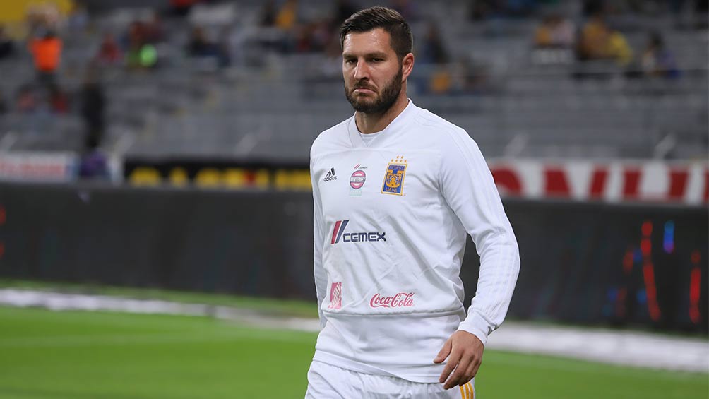 Gignac en un partido con Tigres 