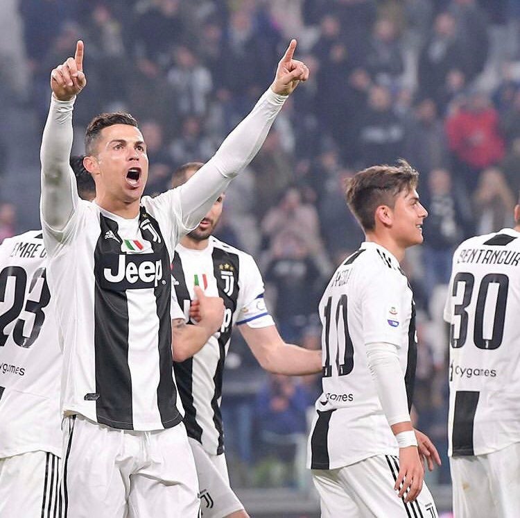 Cristiano festeja triunfo de Juventus