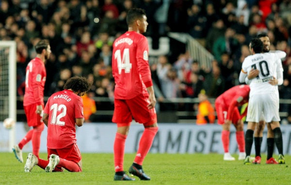 Madrid en lamento tras anotación del Valencia 