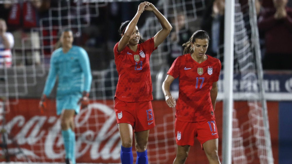 Morgan, celebra gol con Estados Unidos