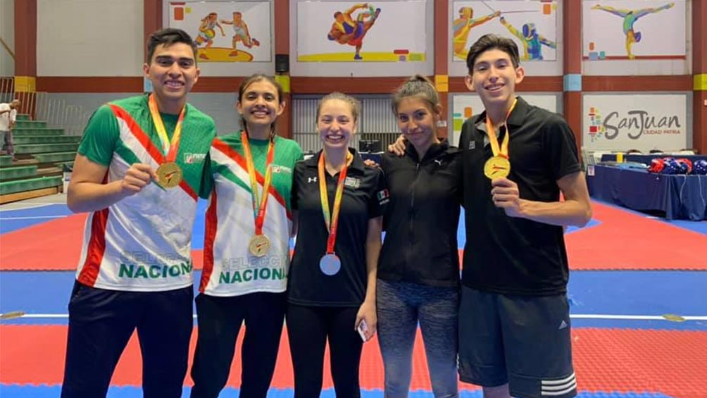 Participante de la delegación mexicana de taekwondo en Puerto Rico 