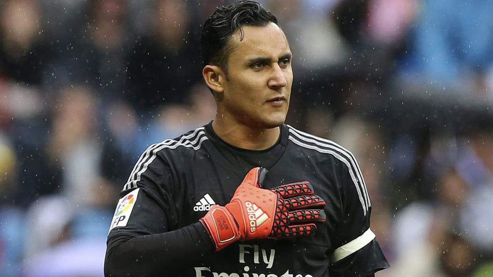 Keylor Navas, durante un juego con el Real Madrid