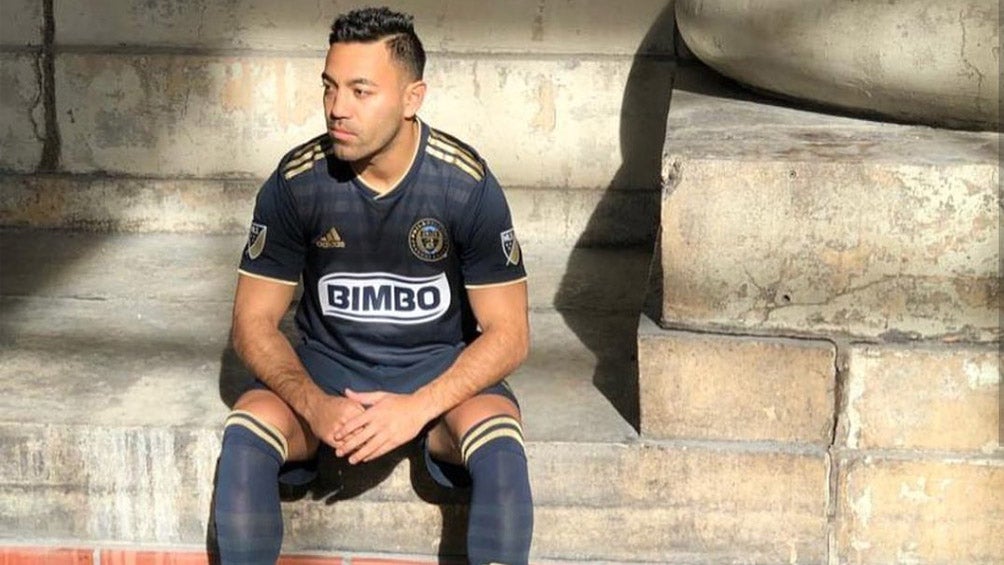 Marco Fabián, durante su presentación con el Philadelphia Union