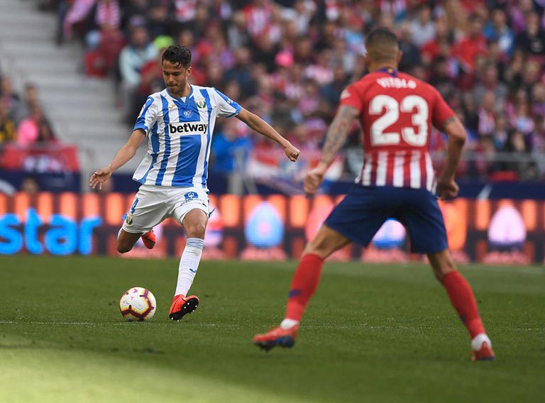 Diego Reyes, en el partido contra Atlético