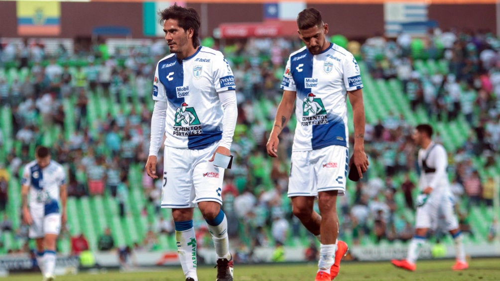 Pachuca al término del encuentro ante Santos 