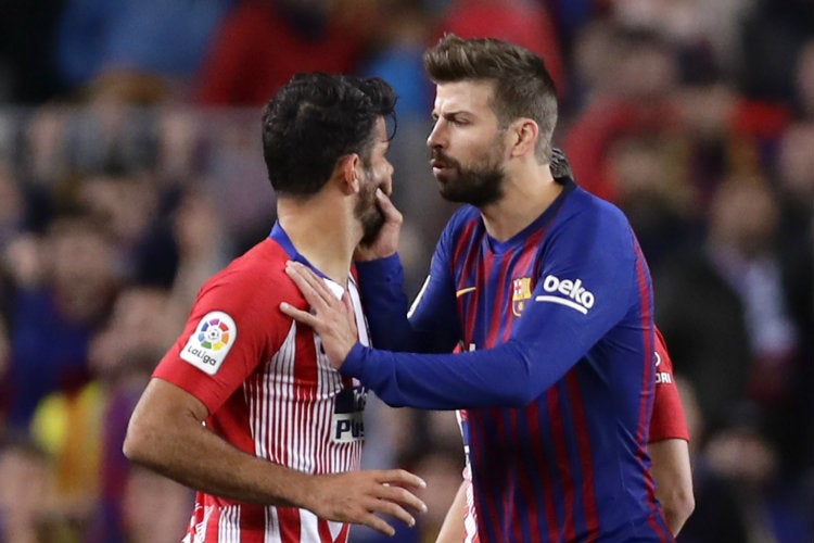 Gerard Piqué aconseja a Diego Costa 