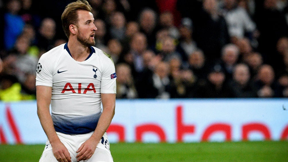 Harry Kane durante el duelo ante el Manchester City