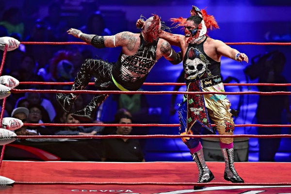 Pagano y Psycho Clown en acción